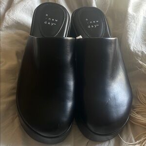 A New Day Men's Sleek Black Loafers